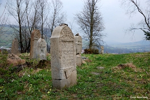 DSC_0254 Baligród, kirkut, macewy, stan na rok 2010 (foto: P. Szechyński)