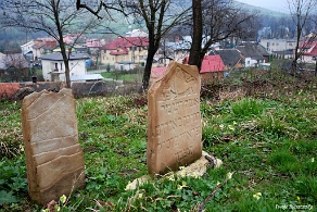 DSC_0267 Baligród, kirkut, macewy, stan na rok 2010 (foto: P. Szechyński)