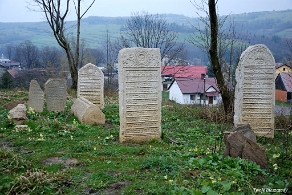 DSC_0268 Baligród, kirkut, macewy, 2010 (foto: P. Szechyński)