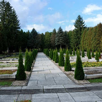 03d Cmentarz wojskowy żołnierzy polskich i radzieckich w Baligrodzie, 2014 (foto: P. Szechyński)