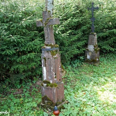 Stuposiany, cmentarz i miejsce po cerkwi