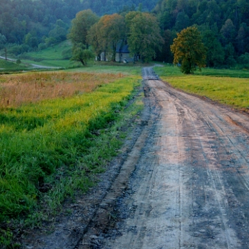 zernica2016b Żernica Wyżna, w tle cerkiew, 2016 (foto: P. Szechyński)