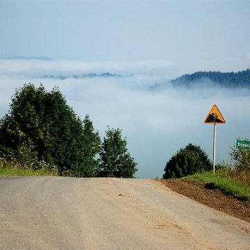 przelecz2018b Przełęcz nad Stężnicą, widok w kierunku Stężnicy i Baligrodu (foto: P. Szechyński)