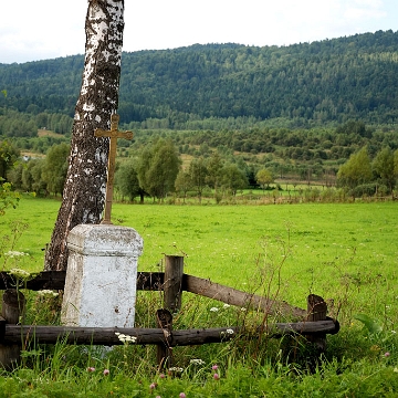 bystre2010c Lipie - Bystre, krzyż przydrożny, 2010 (foto: P. Szechyński)