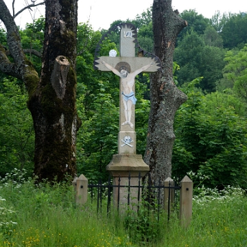 jaworzec2019a Jaworzec, krzyż pańszczyźniany po rekonstrukcji, 2019 (foto: P. Szechyński)