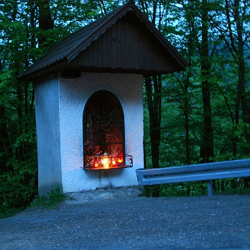 kibakowa2009a Polanki, kapliczka szczęśliwego powrotu, Kibakowa, 2009 (fot. P. Szechyński)