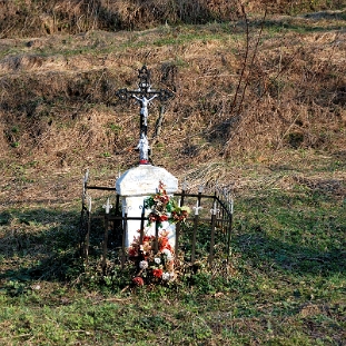komancza2011c Komańcza, krzyż przydrożny, 2011 (foto: P. Szechyński)