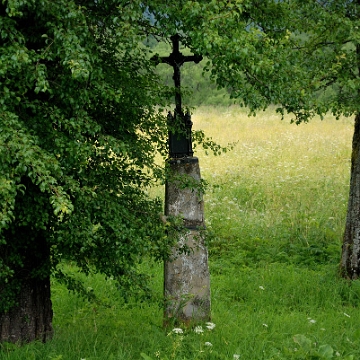 tarnawa2016aa Krzyż przydrożny, Tarnawa Niżna, na zakręcie, 2016 (foto: P. Szechyński)