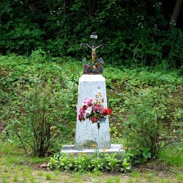 turzansk2010a Turzańsk, krzyż przydrożny, 2010 (foto: Justyna Szechyńska)