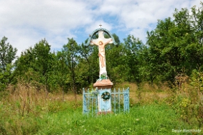 ruske2012b Ruské (po słowackiej stronie Przełęczy nad Roztokami), krzyż Mikoły, 2012 (foto: P. Szechyński)