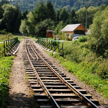 cisna2017a Cisna, torowisko kolejki wąskotorowej, 2017 (foto: P. Szechyński)