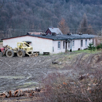 duszatyn2009k Duszatyn, ten budynek obecnie nie istnieje, 2009 (foto: P. Szechyński)