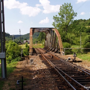 komancza2006a Komańcza, most kolejowy, 2006 (foto: P. Szechyński)