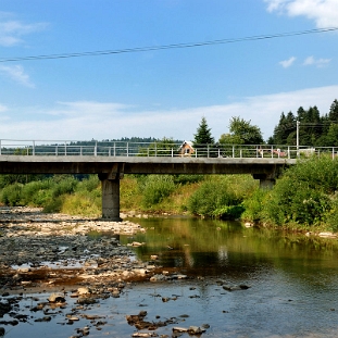 komancza2012d Komańcza, most nad Osławicą, droga do Prełuk, 2012 (foto: P. Szechyński)
