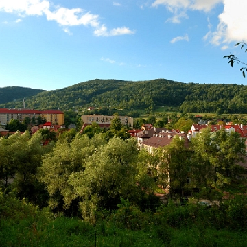 DSC_0135 Ustrzyki Dolne, widok z cmentarza żydowskiego (foto: P. Szechyński)