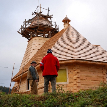 wmichowa2009z24 Wola Michowa, kościół rzymskokatolicki w budowie, 2009 (foto: P. Szechyński)