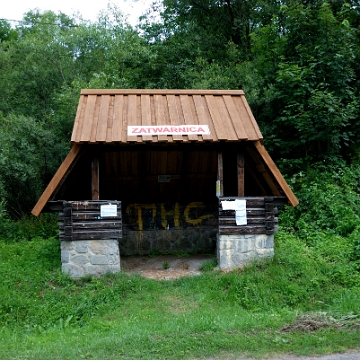 zatwarnica2016c Zatwarnica, przystanek w Sękowcu, 2016 (foto: P. Szechyński)