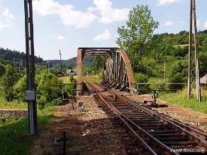 komancza2006a Komańcza, most kolejowy, 2006 (foto: P. Szechyński)