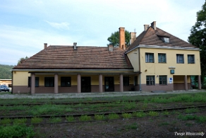 komancza2012n Komańcza, stacja kolejowa, 2012 (foto: P. Szechyński)