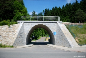 komancza2019g Komańcza, nowy wiadukt Komańcza-Letnisko, 2019 (foto: P. Szechyński)