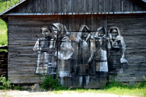 komancza2019t Komańcza, deskal A. Andrejkowa, 2019 (foto: P. Szechyński)