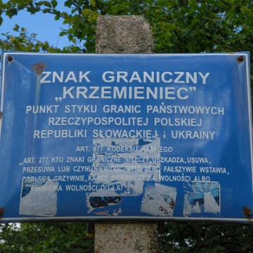 riaba2012z5 Krzemieniec, Kremenaros - trójstyk trzech granic (foto: P. Szechyński)