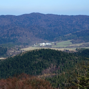 jaworne2014e Jaworne, widok na Jabłonki z odcinka między szczytem a przełęczą pod Jawornem (foto: P. Szechyński)