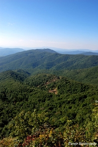 riaba2012k Riaba Skała, urwisko, widok na stronę słowacką (foto: P. Szechyński)