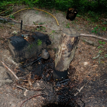 ostre2017m Kopalnia Polana-Ostre, zaczopowany szyb nr V (foto: P. Szechyński)