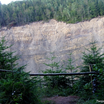 drobny2007b Rabe, kamieniołom "Drobny", punkt widokowy, 2007 (foto: P. Szechyński)