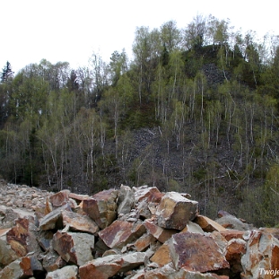 goloborze2003e Rabe, rezerwat "Gołoborze", widok z kamieniełomu "Gruby", 2003 (foto: P. Szechyński)