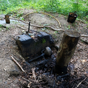 ostre2017e Kopalnia Polana-Ostre, zaczopowany szyb nr V (foto: P. Szechyński)