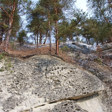 skalam2010e Skała Myczkowiecka zimą (foto: P. Szechyński)