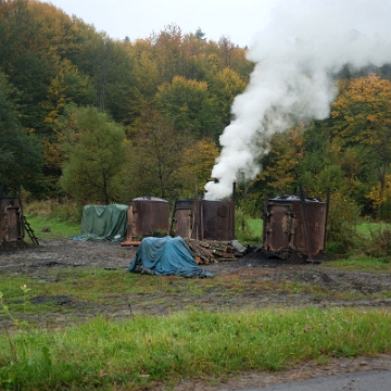 zerdenka2014a Żerdenka, wypał węgla, 2014 (foto: P. Szechyński)