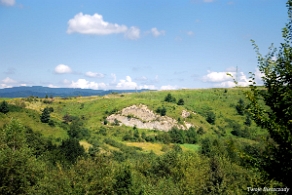 zagorz2010z92 Zagórz, widok od bramy głównej ruin klasztoru, 2010 (foto: P. Szechyński)