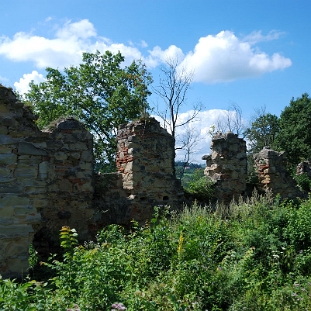 zagorz2010w Zagórz, ruiny klasztoru, 2010 (foto: P. Szechyński)