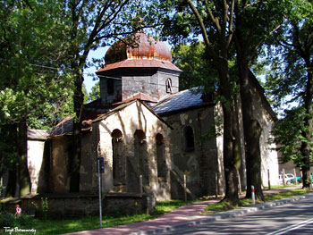 Cerkiew w Baligrodzie przed remontem