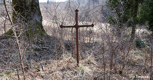 Sokołowa Wola, stalowy krzyż