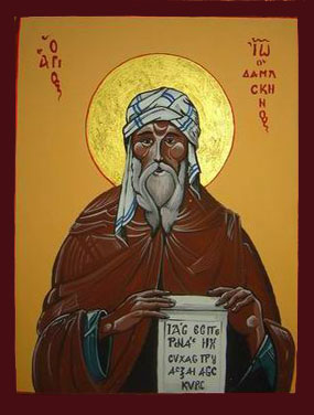 Ikona - Św. Jan z Damaszku