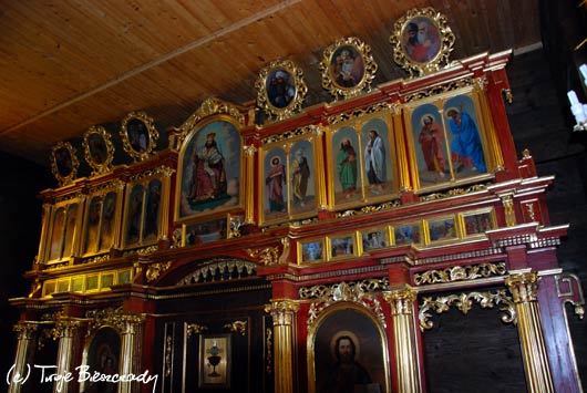 Cerkiew w Czarnej ikonostas