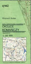 Mapka - okolice Komańczy