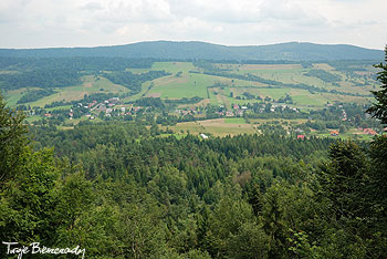 Ustianowa, taras widokowy