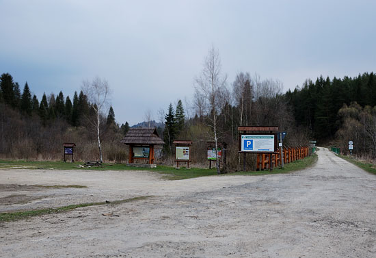 Parking leśny Nadleśnictwa Stuposiany