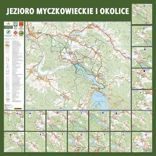 Jezioro Myczkowieckie i 
okolice w skali 1 : 25�000