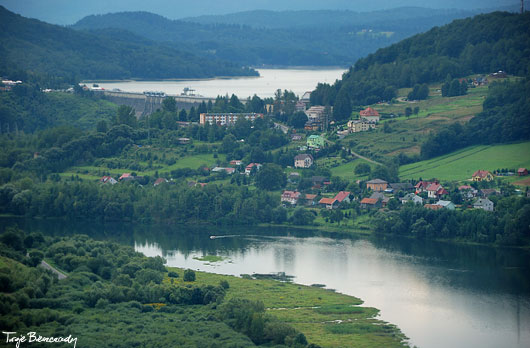 Bóbrka, zalew myczkowiecki