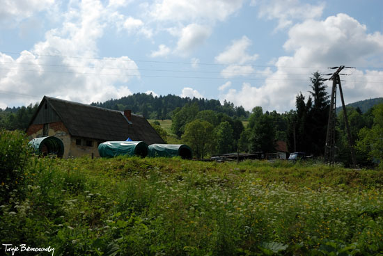 Wieś Buk w Bieszczadach