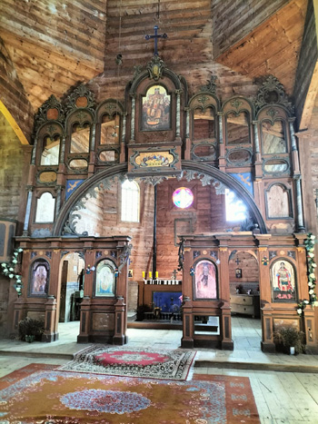 Cerkiew w Bystrem, wnętrze
