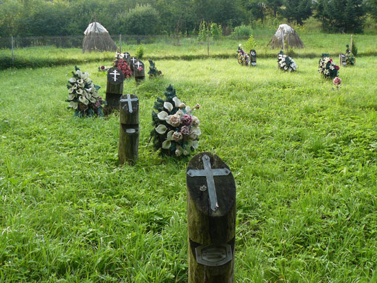 cmentarz wojskowy w Lesku