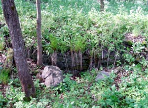 Podmurówka cerkwi w maniowie