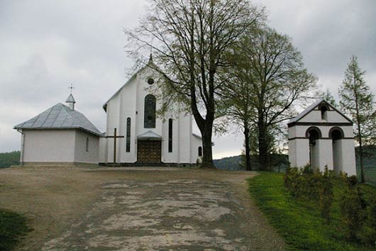 Kościół, dzwonnica i kaplica